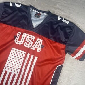 Greater Half 2nd Amendment USA Jersey Men's  2XL America USA Red White Blue‎
